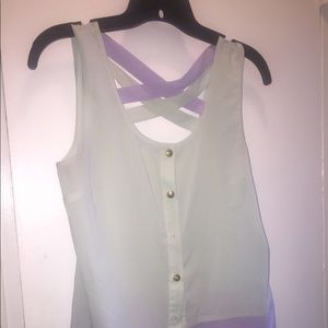 Crisscross back top